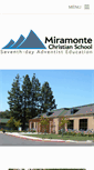 Mobile Screenshot of miramonteschool.org