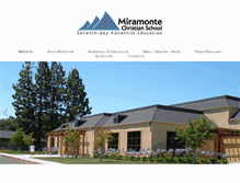 Tablet Screenshot of miramonteschool.org